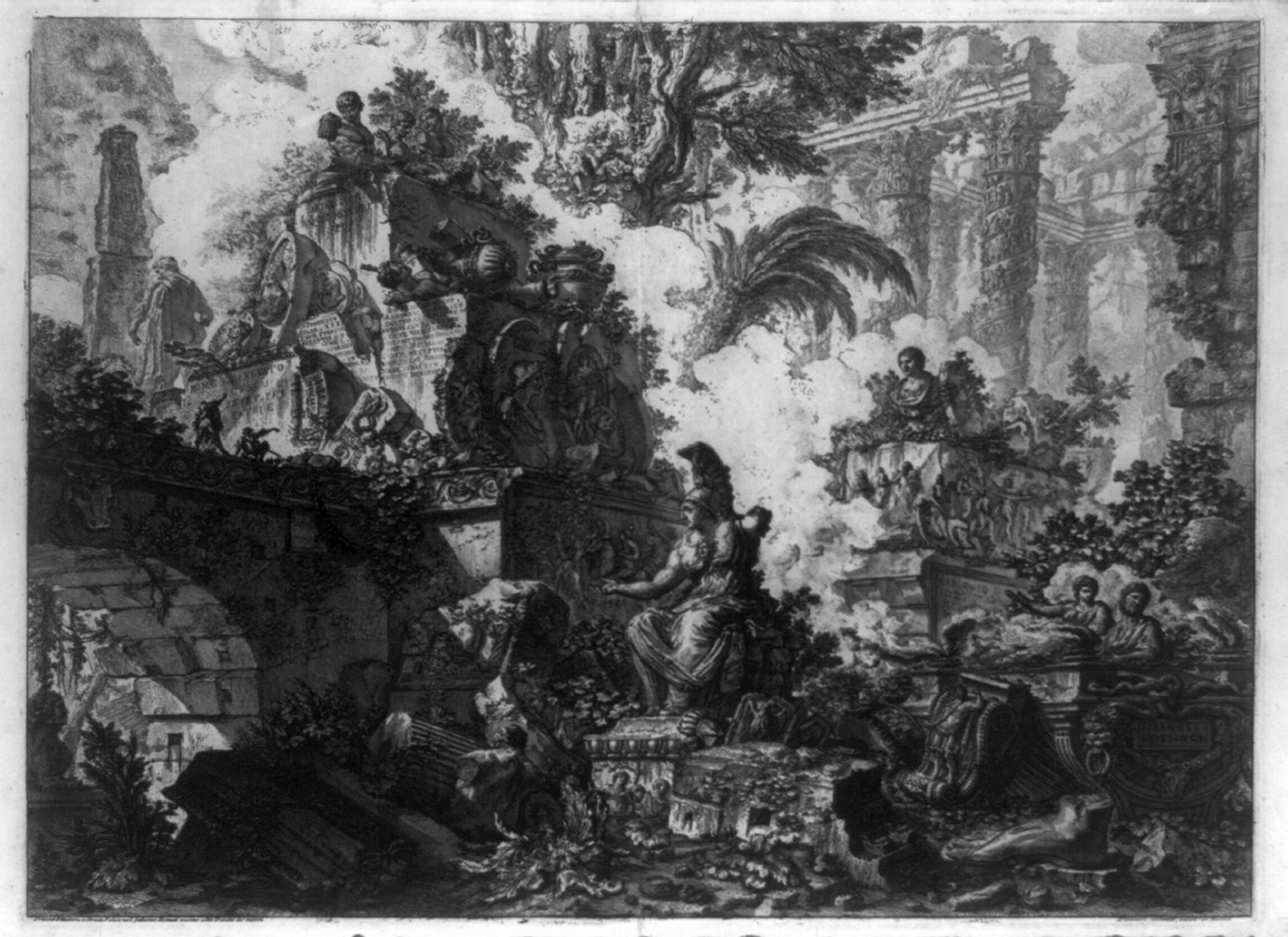 Presso l'Autore a Strada Felice nel Palazzo Tomati vicino alla Trinita de monti, [1748(?)] — historic print
