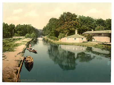 Boating at Camberley England