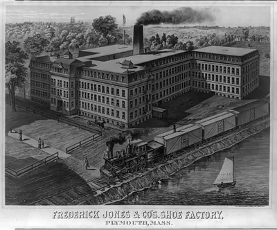 Frederick Jones & Co's. shoe factory, Plymouth, Mass.