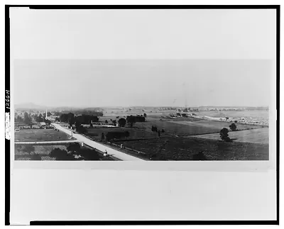 View of Gettysburg battle field