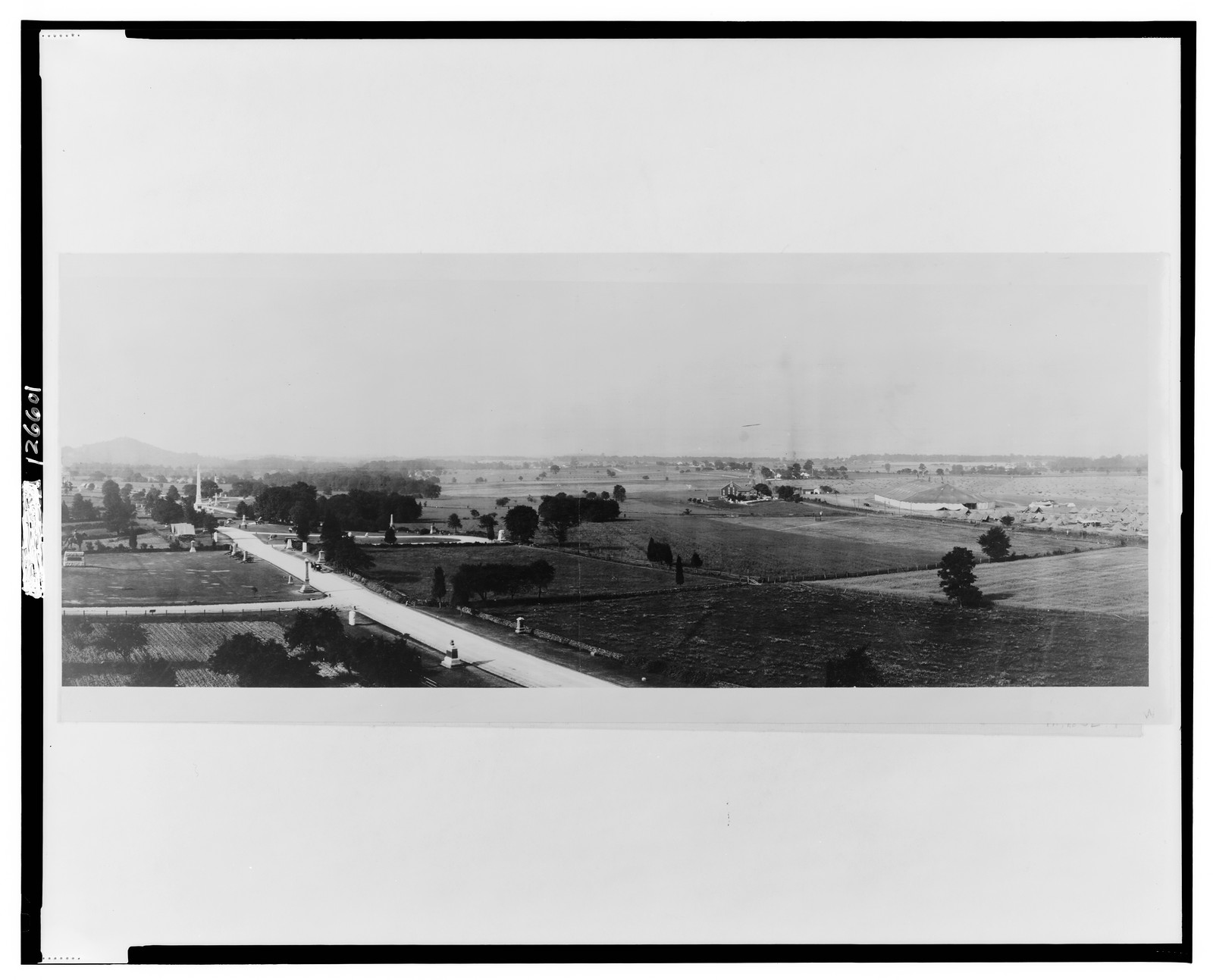 View of Gettysburg battle field, c1918. — historic photograph