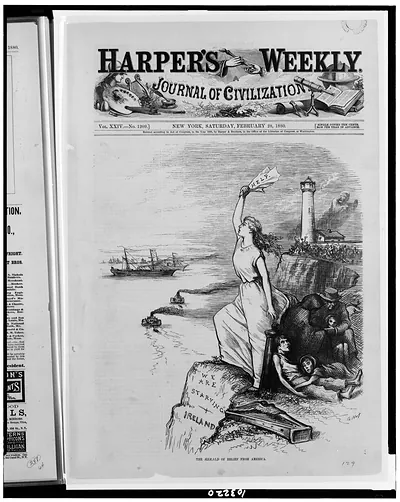 The Herald of relief from America / Th. Nast.