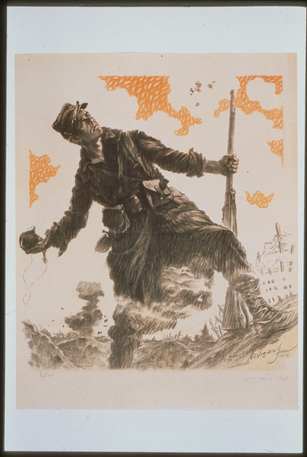 Journeacutee du Poilu. 25 et 26 deacutecembre 1915. Organiseacutee par le parlement, 1915 — vintage poster