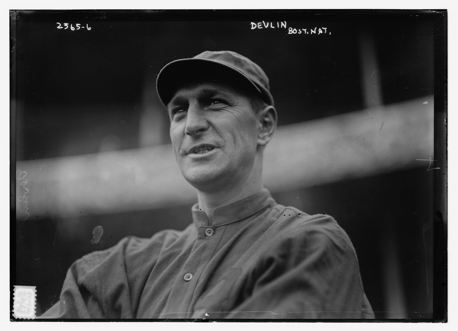 Art Devlin, Boston NL, at Polo Grounds, NY (baseball), [1913] — historic photograph