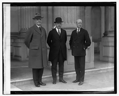 Senators Rice W. Means, Wm. M. Butler, Jesse H. Metcalf, 12/1/24