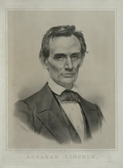 Abraham Lincoln, portrait lithograph