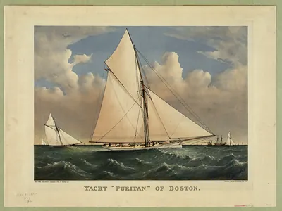 Yacht "Puritan" of Boston