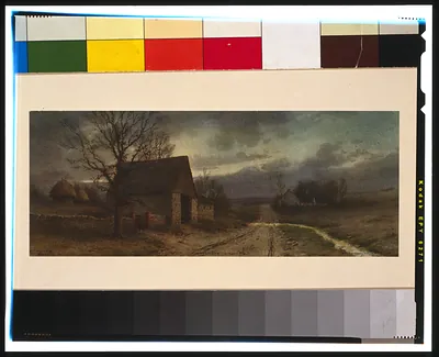 November twilight / from painting by E. Lamasure.