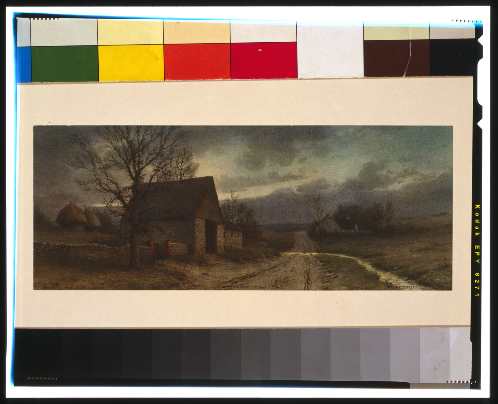 November twilight / from painting by E. Lamasure., c1912. — historic print