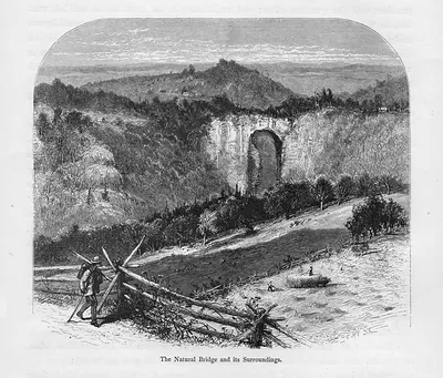 The Natural Bridge and its Surroundings