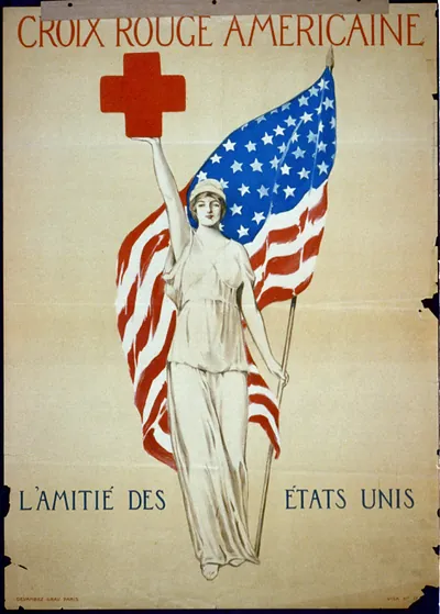 Croix Rouge Americaine L'Amitié des États Unis.