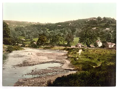 General view Lydbrook (lower) England