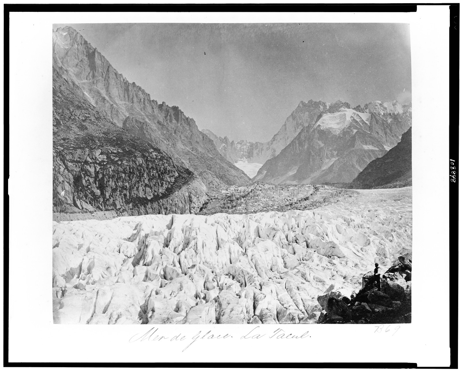 Mer de Glace. La Taeul, [between 1860 and 1890] — historic photograph