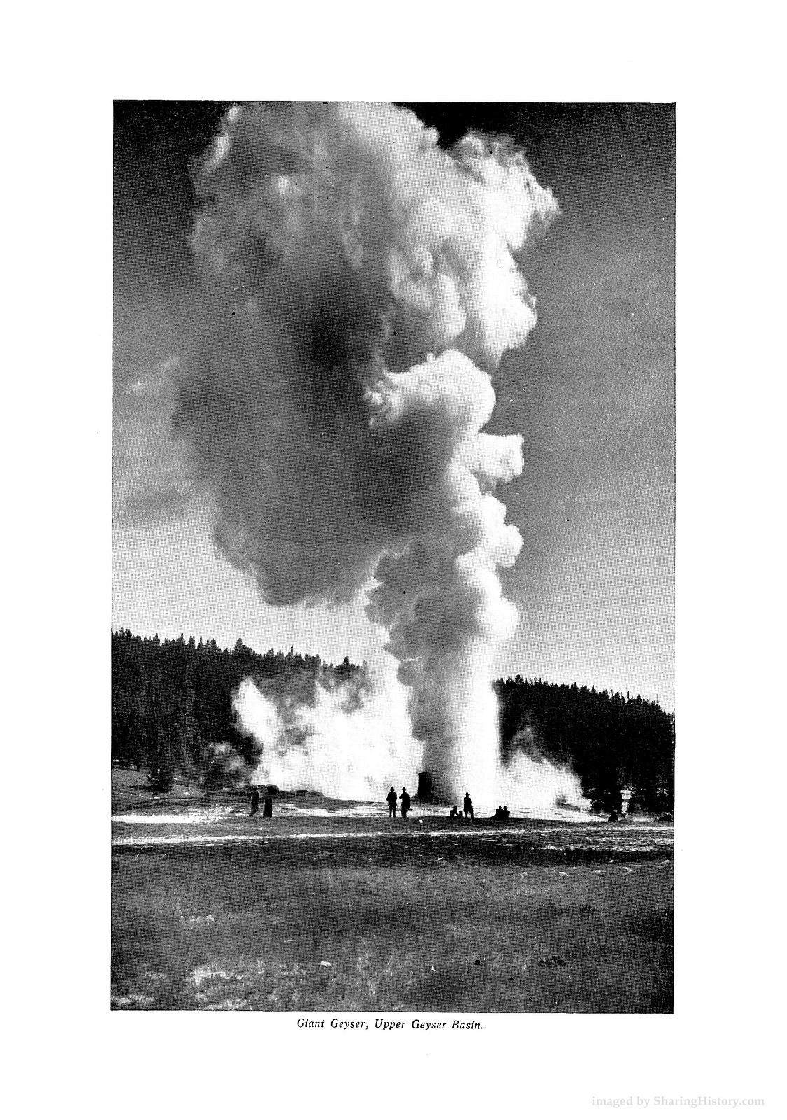 Giant Geyser, Upper Geyser Basin — historic image
