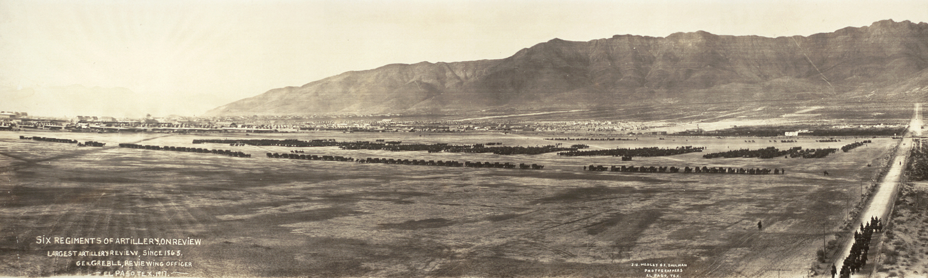 Largest review since 1865 El Paso, Texas, 1917, 1917 — historic image