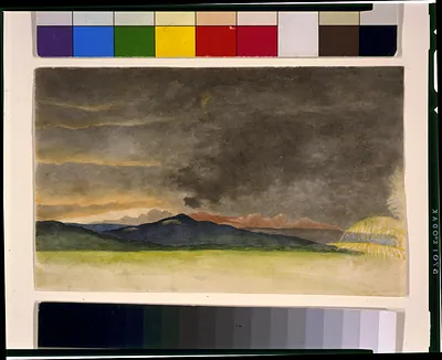 [Landscape with storm, Jamaica]