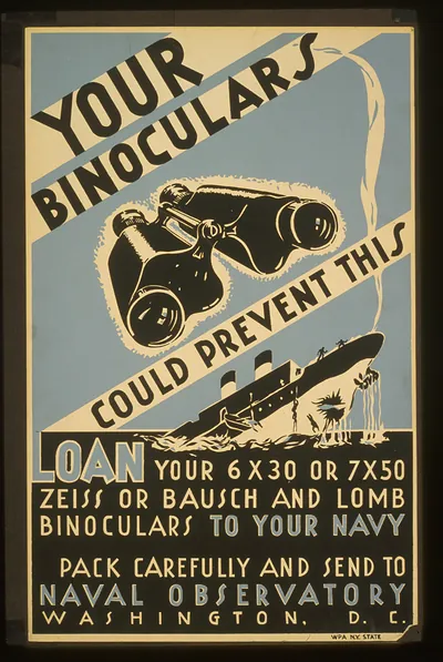 Your binoculars could prevent this Loan your 6 x 30 or 7 x 50 Zeiss or Bausch and Lom