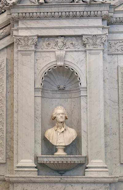 bust of jefferson