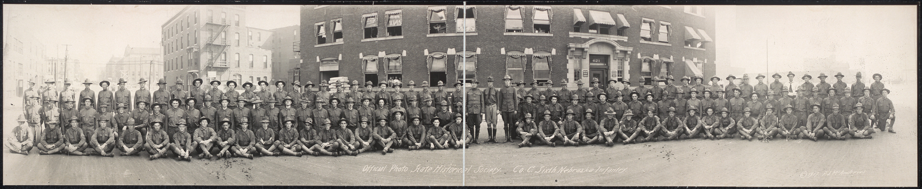 Sixth Nebraska Infantry, 1917, 1917 — historic image