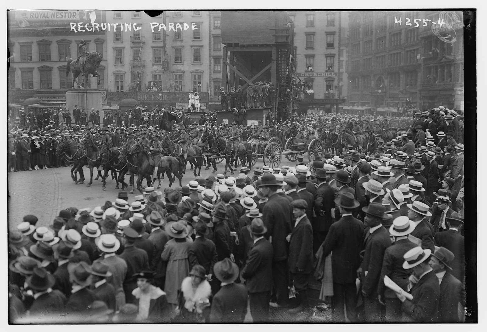 Recruiting Parade, n/a — historic photograph