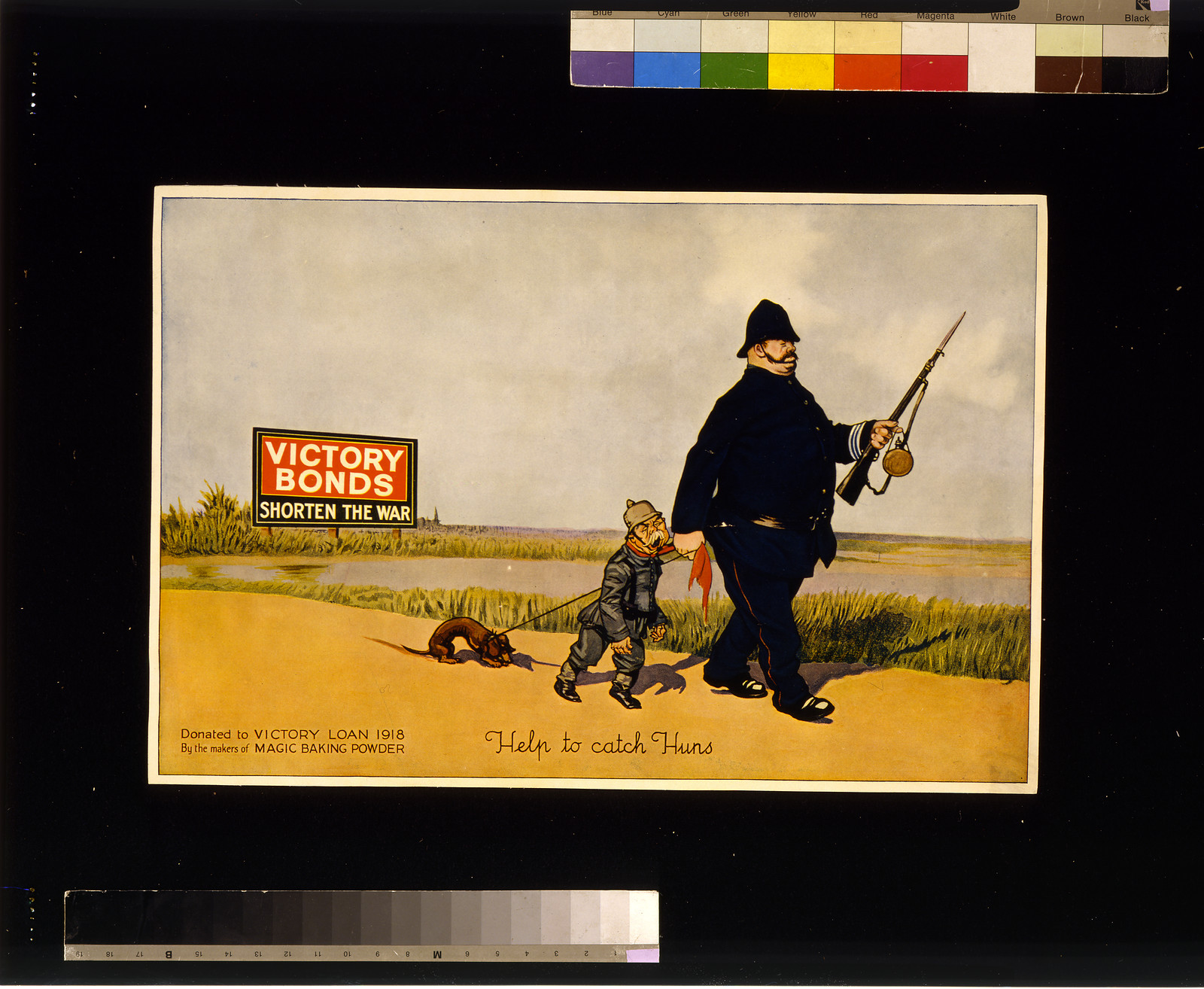 Help to catch Huns. Victory Bonds shorten the war, [S.l. : s.n.], 1918. — vintage poster