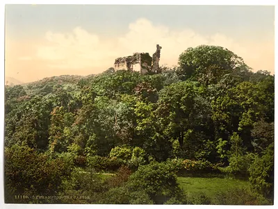 The castle Okehampton England