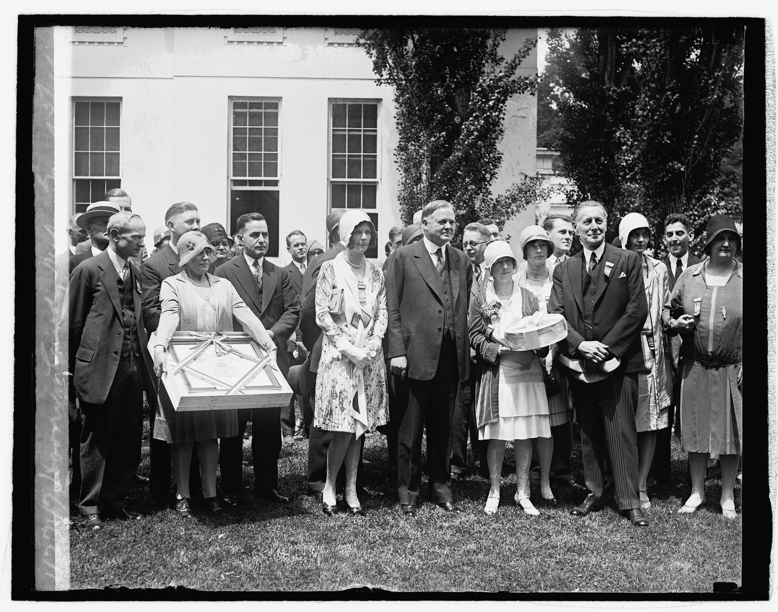 Hoover & candy makers group, 5/16/29, [19]29 May 16. — historic photograph