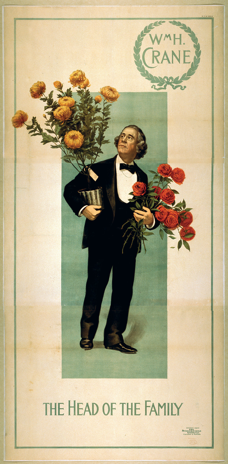 The Head of the Family, 1898 — vintage poster
