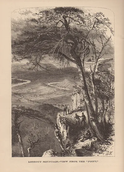 Lookout Mountain, view from the Point