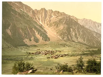 Grimselstrasse Guttannen Bernese Oberland Switzerland