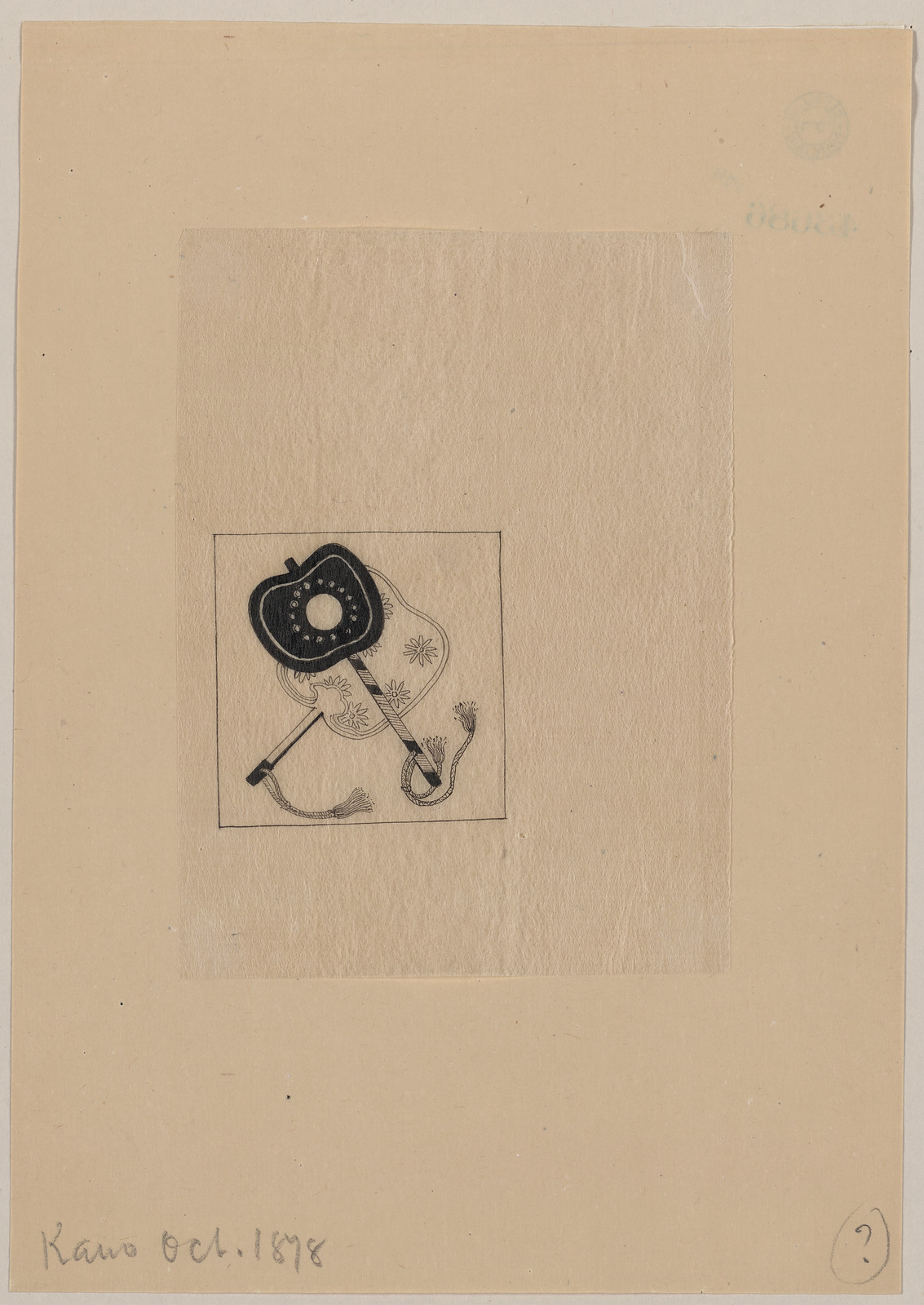 [Japanese drawing], 1750 — historic drawing