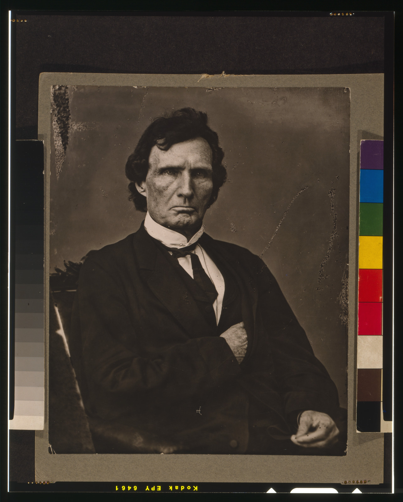 [Thaddeus Stevens, half-length portrait, seated, facing front], [between 1850 and 1868] — historic photograph