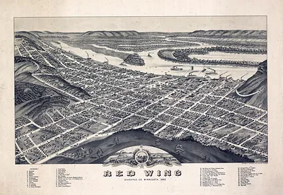 MN Red Wing 1880 MAP