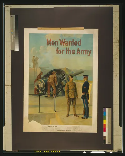 Men wanted for the army / Michael P. Whelan.
