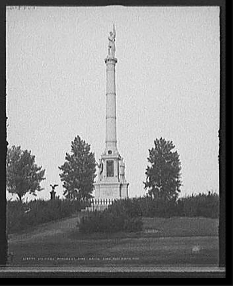 Soldiers' monument, Pine Grove Park, Port Huron, Mich., [1905?] — historic photograph