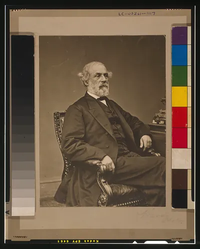 [Robert Edward Lee, three-quarter length portrait, seated, facing right] / Handy photo.