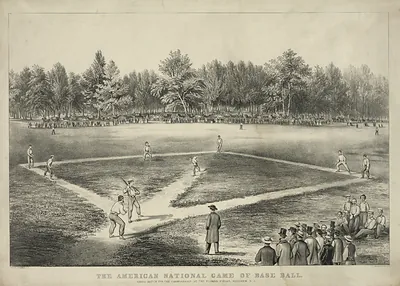 The American National Game of Base Ball, Elysian Fields, Hoboken