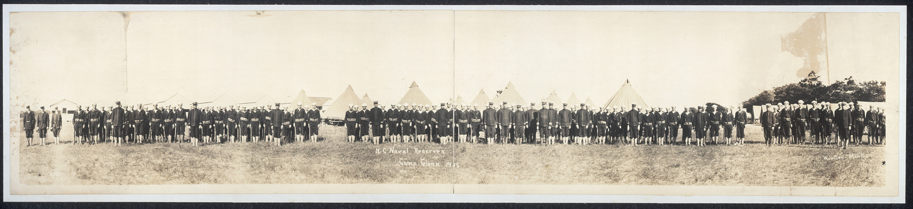 Naval Reserves, Camp Glenn, North Carolina, 1915, 1915 — historic image