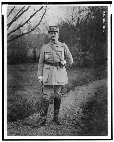 [Gen. Charles Mangin, full-length portrait, standing, facing front]