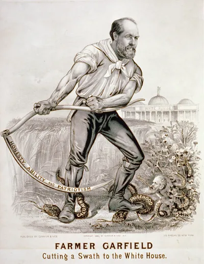 Farmer Garfield: Cutting a swath to the White House