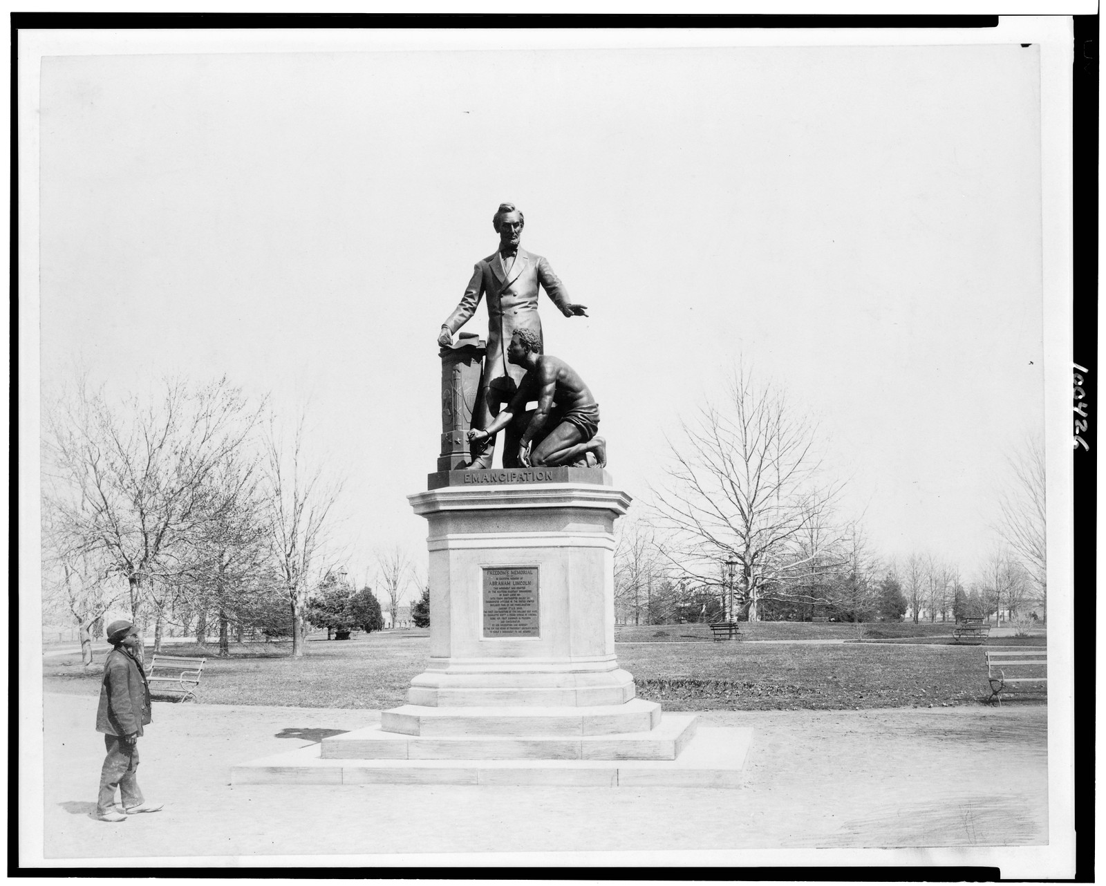 [Emancipation Monument, dedicated 1876, Lincoln Park, Washington, D.C.], [between 1900 and 1940] — historic photograph