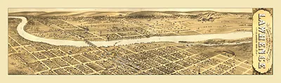 KS Lawrence 1869 MAP