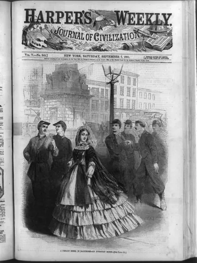 A female rebel in Baltimore - an everyday scene
