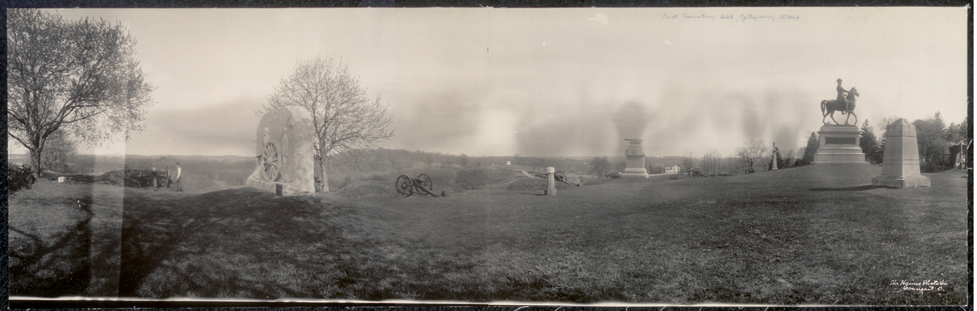 East Cemetery Hill 1, Gettysburg, Pennsylvania, 1909, 1909 — historic image