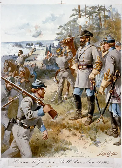 Stonewall Jackson, Bull Run, Aug. 17, 1861
