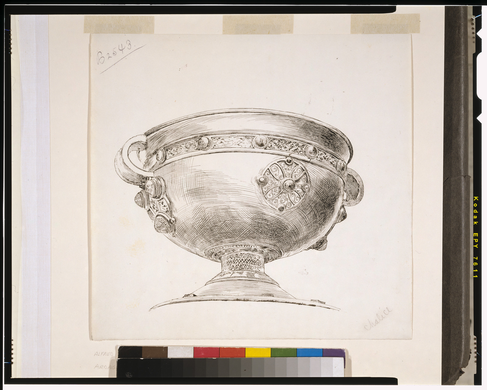 Ardagh Chalice — historic drawing