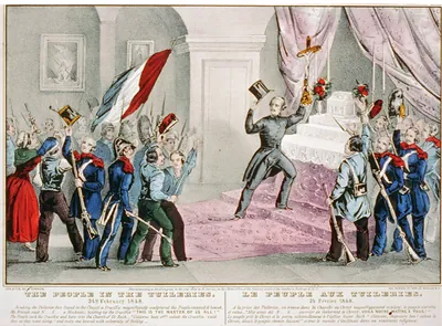 The people in the Tuileries: 24th, February 1848/le peuple aux Tuileries: 24 Fèvrier 1848
