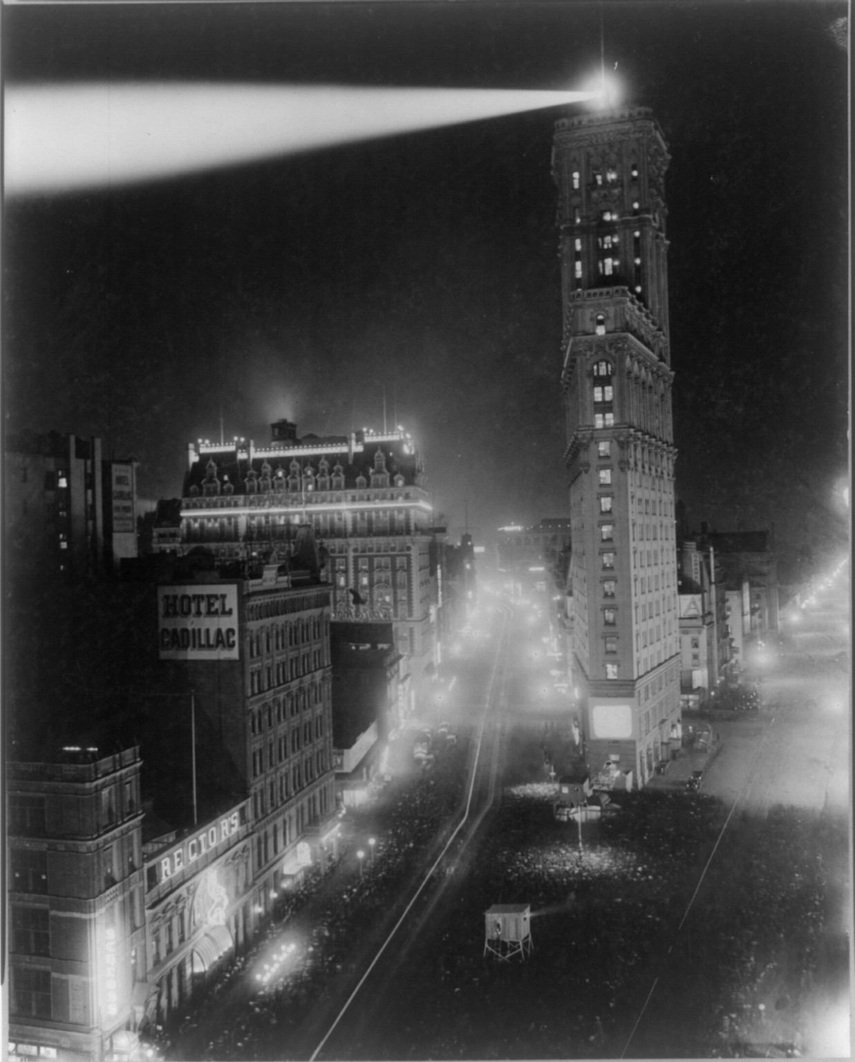 The great white way" B'way south from 42nd St.", c1908. — historic photograph