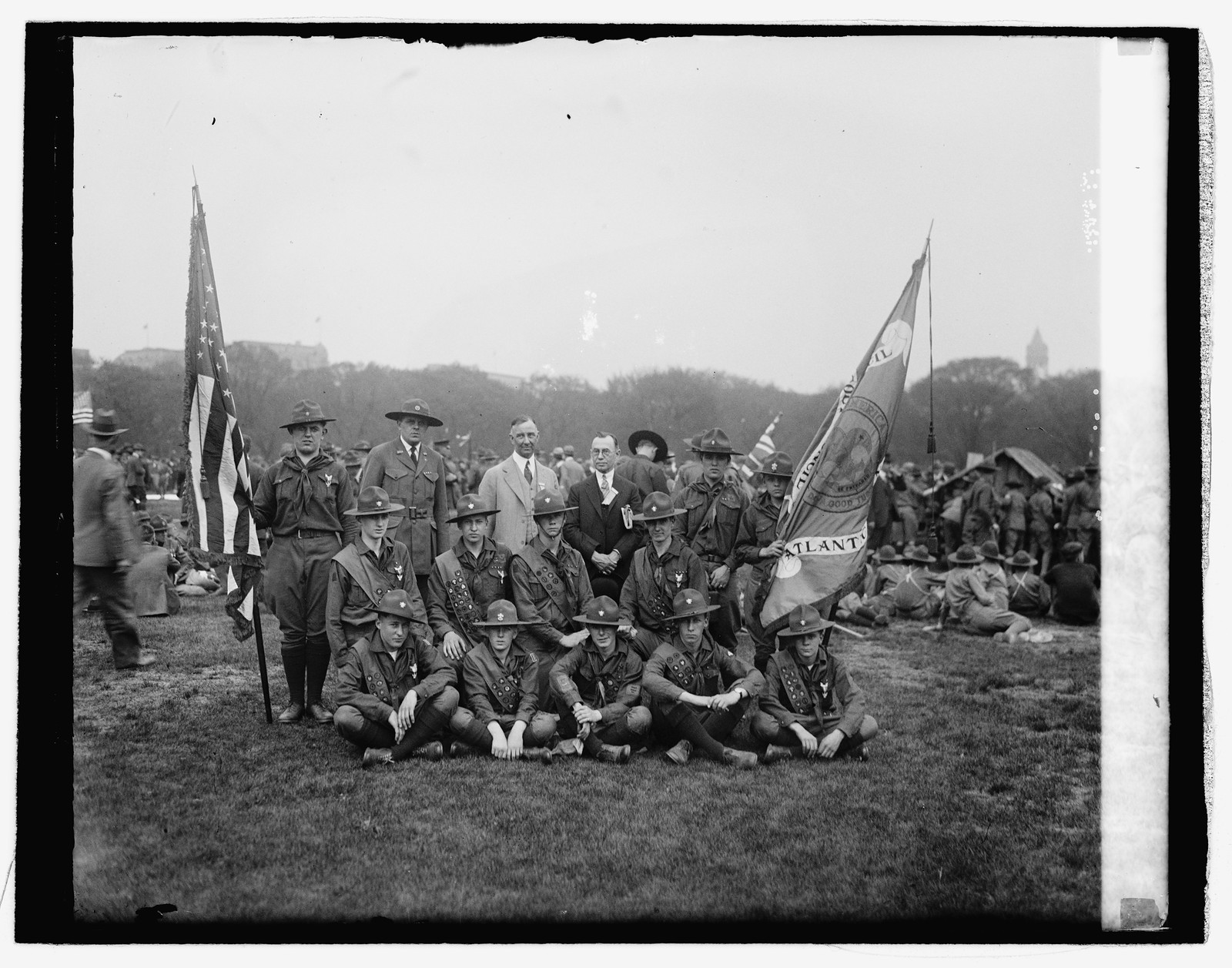 Atlantic City Scouts on Ellipse, [1926] — historic photograph