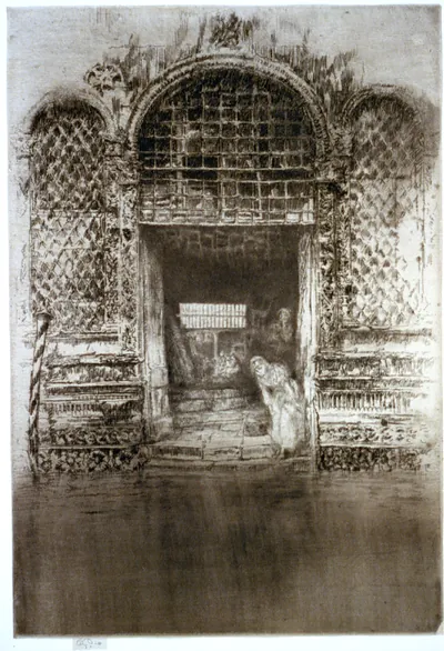 [The doorway]